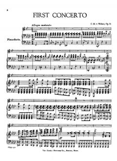 Klarinettenkonzert Nr. 1 f-Moll op. 73 von Carl Maria von Weber 