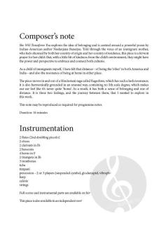 She Will Transform You - Vocal Score for Orchestration (Download) 