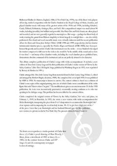 Songs with violin von Rebecca Clarke 