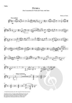 Dumka von Rebecca Clarke 