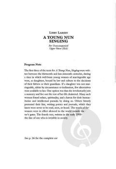 A Young Nun, Singing (Download) 