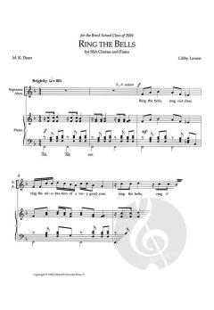 Ring the bells von Libby Larsen 