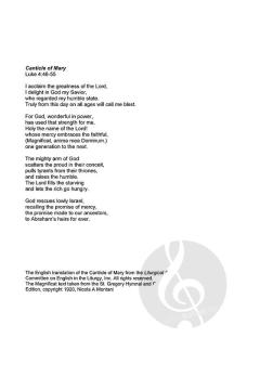 Canticle of Mary von Libby Larsen 