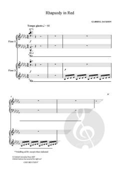 Rhapsody in Red von Gabriel Jackson 