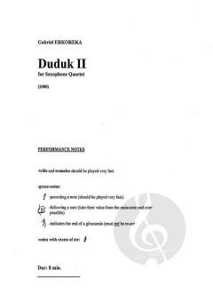 Duduk II von Gabriel Erkoreka 