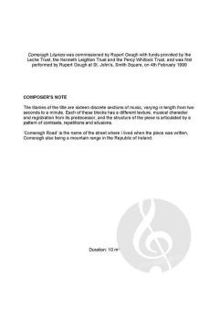 Comeragh Litanies von Gabriel Jackson 