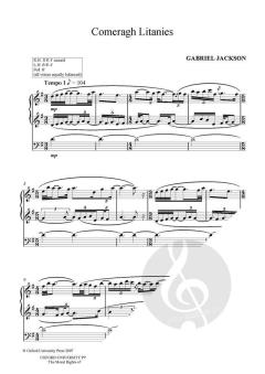 Comeragh Litanies von Gabriel Jackson 