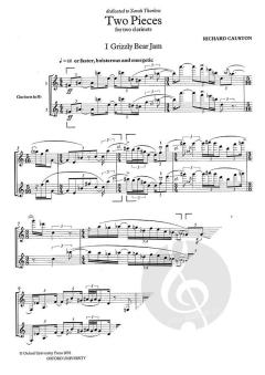 Two pieces for two clarinets (Download) 