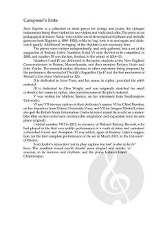 Basic Ragtime von Michael Finnissy 