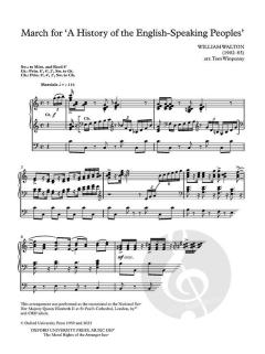 March for 'A History of the English-Speaking Peoples' von William Walton (Download) 