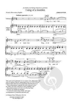I sing of a maiden von John Rutter 