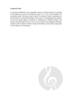 A Christmas Meditation (Download) 