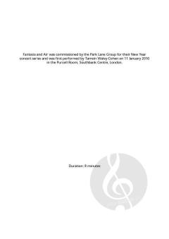 Fantasia and Air von Richard Causton 