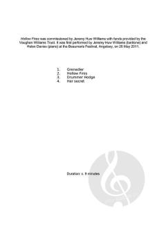 Hollow Fires von Michael Berkeley 