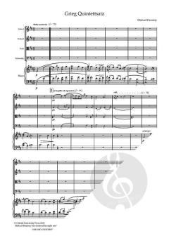 Grieg Quintettsatz von Michael Finnissy 