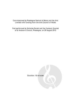 Oboe Quintet 'Into the ravine' (Download) 