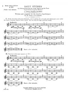 Daily Embouchure Studies von Edwin Franko Goldman 
