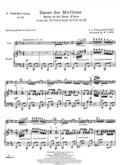 Tanz der Rohrflöten (Nussknacker-Suite op. 71 von Pjotr Iljitsch Tschaikowski im Alle Noten Shop kaufen - CF-W1345