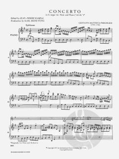 Concerto in G major von Giovanni Battista Pergolesi 