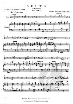 Suite in A minor von Georg Philipp Telemann 