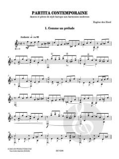 Partita contemporaine von Eugène den Hoed 
