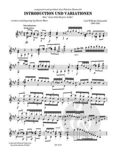 Introduction und Variationen von C.W. Schmoelzl 