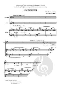 I remember von Sarah Quartel 