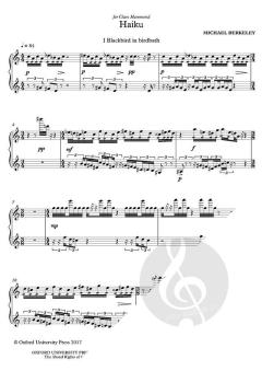 Haiku 1: Birds von Michael Berkeley 
