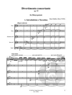 Divertimento concertante von Hans-Günther Allers 