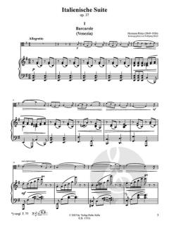 Italienische Suite von Hermann Ritter 