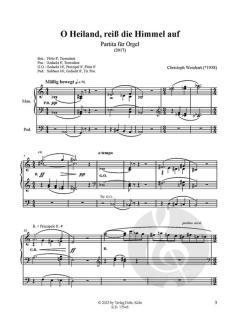 O Heiland, reiß die Himmel auf von Christoph Weinhart 