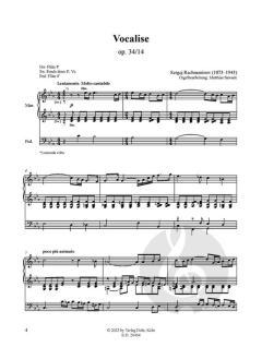 Vocalise op. 34/14 von Sergej Rachmaninov 