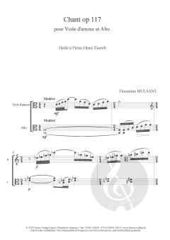 Chant op. 117 von Florentine Mulsant 