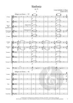 Sinfonie Nr. 1 F-Dur op. 41 von Luise Adolpha Le Beau 