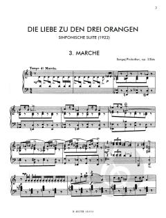 Marche und Scherzo aus "Die Liebe zu den drei Orangen" op.33 