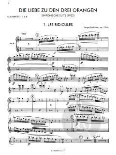 Die Liebe zu den drei Orangen op.63bis 