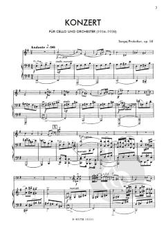 Cellokonzert e-Moll op.58 von Sergei Prokofjew 