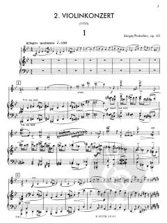 2. Violinkonzert g-Moll op.63 von Sergei Prokofjew 