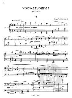 Visions fugitves op.22 von Sergei Prokofjew 