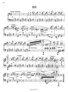 Visions fugitves op.22 von Sergei Prokofjew 