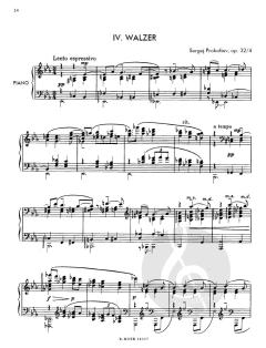 4 Stücke op.32 von Sergei Prokofjew 