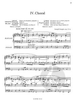 Choral aus 4 Stücke op.37 von Joseph Jongen 