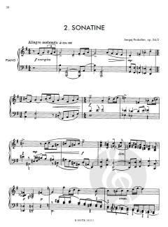 2 Sonatinen op.54 von Sergei Prokofjew 