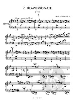 6. Klaviersonate a-Moll (1940) op.82 im Alle Noten Shop kaufen