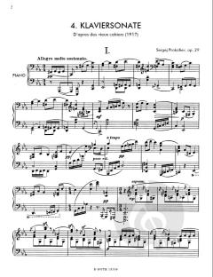 4. Klaviersonate c-Moll op.29 (1917) im Alle Noten Shop kaufen