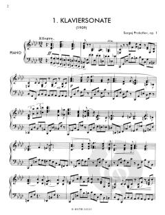1. Klaviersonate f-Moll op.1 (1909) im Alle Noten Shop kaufen