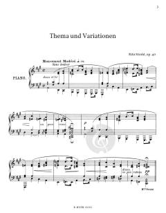 Thema und Variationen op.40 von Rita Strohl 