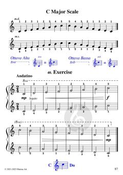 Piano Book - Noten lernen Schritt für Schritt 1 