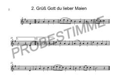 Zweisam durchs Jahr - 2. Stimme in F 