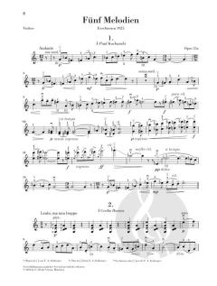 5 Melodien op. 35a 